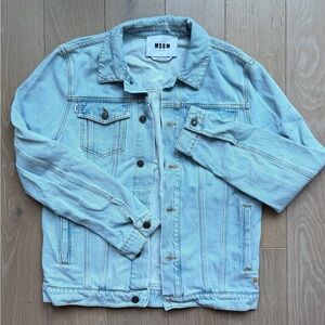 MSGM Light Blue Denim Jacket